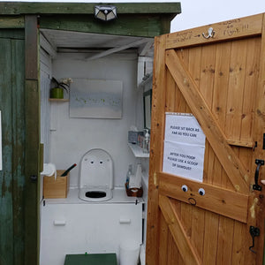 Inside secrets of a compost loo.