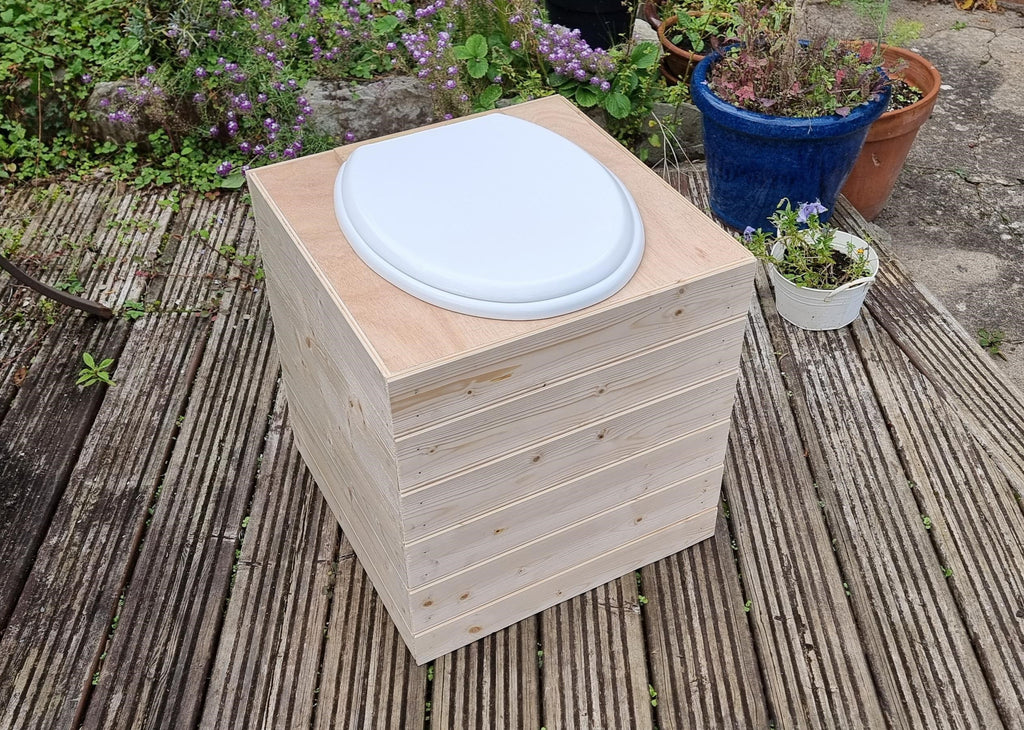 DIY compost toilet box