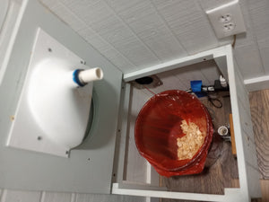 Urine Diverter for a Texas Composting Toilet