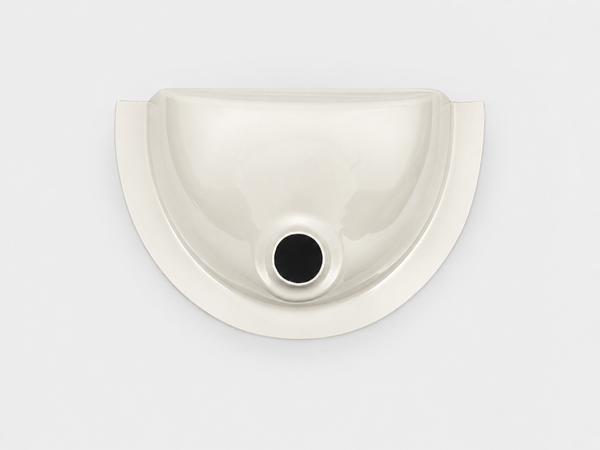 Compact urine separator outlet detail – white